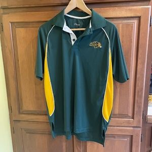 NDSU embroidered Bison Men's Polo Shirt - Size Small 🦬